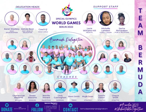 Special Olympics Bermuda Delegation World Summer Games June 2023_3