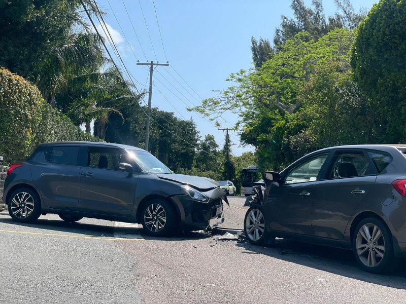 Two Vehicle Collision In Paget June 2023