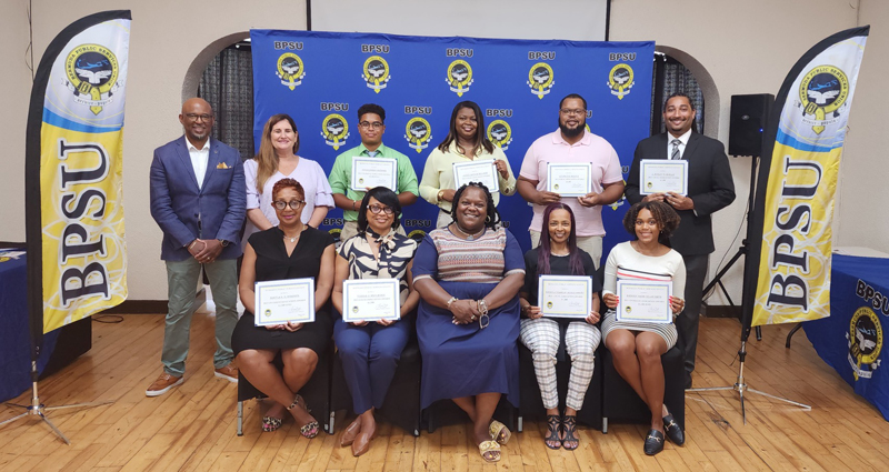 BPSU Education Award recipients Bermuda August 2023