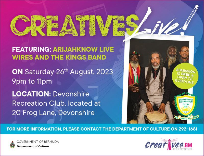 Creatives Live! Concert Bermuda August 26 2023