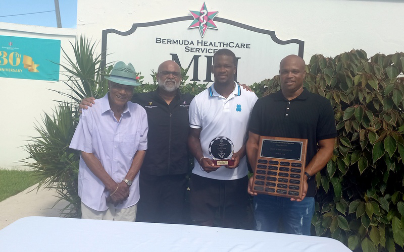 Safe Hands Award Presentation Bermuda Aug 2023