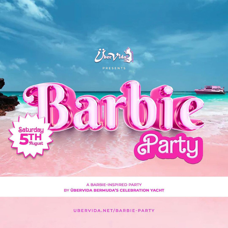UberVida Barbie-Inspired Party Bermuda August 5 2023_