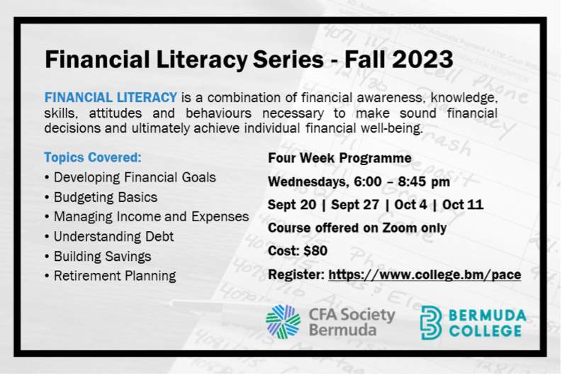 CFA Society Financial Literacy Series September 20 2023