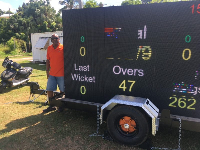 Digital Scoreboard Bermuda Cricket September 2023_1