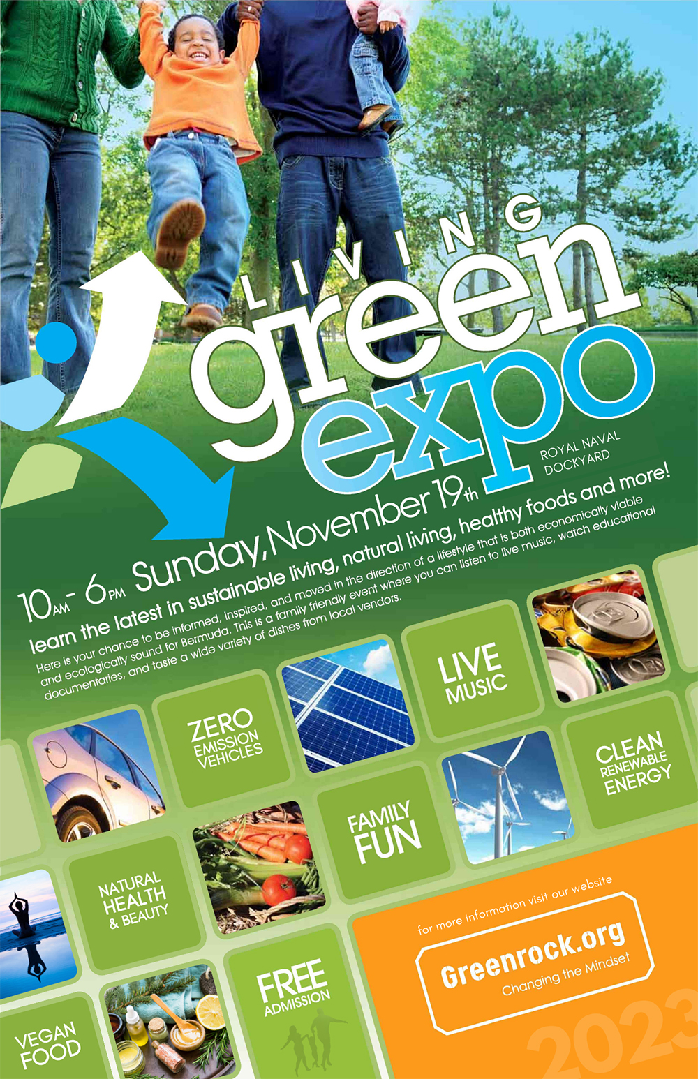 Living Green Expo 2023 Flyer - Living Green Expo Poster