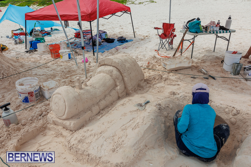 The annual Bermuda Sandcastle Competition at Horseshoe Bay Beach 2022 DF (13)