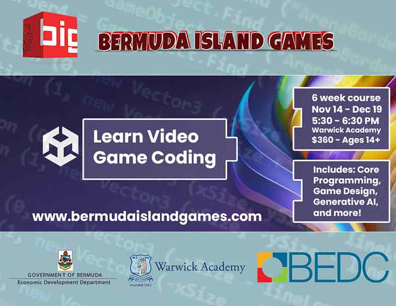 Bermuda Island Games Coding Course Bermuda October 2023
