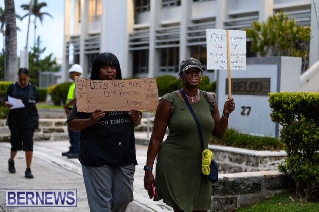 Protest at BELCO Bermuda Oct 9 2023 (2)