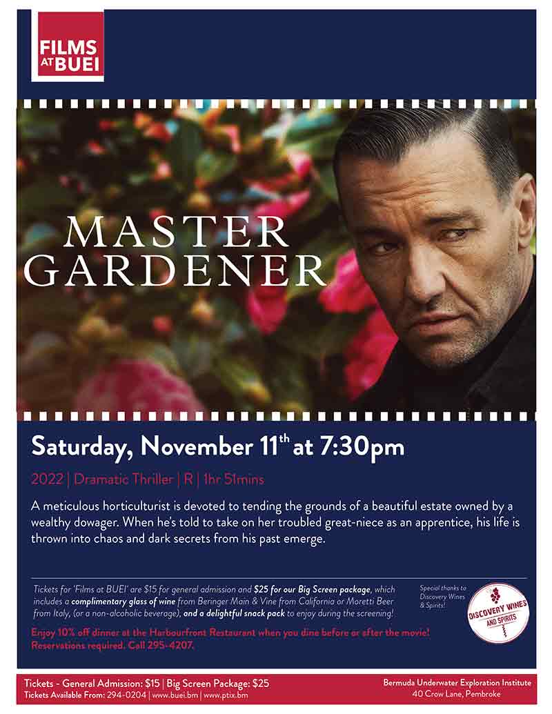 BUEI Master Gardener Poster Bermuda November 2023