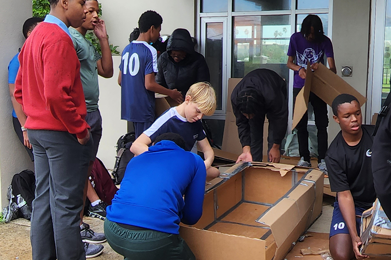 Cardboard Boat Building Challenge