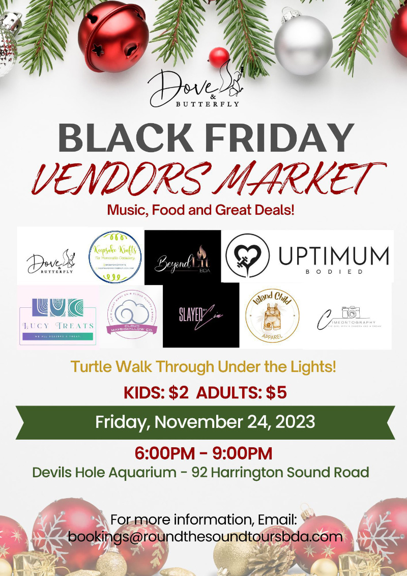 Dove & Butterfly Black Friday Vendors Market Bermuda Nov 24 2023