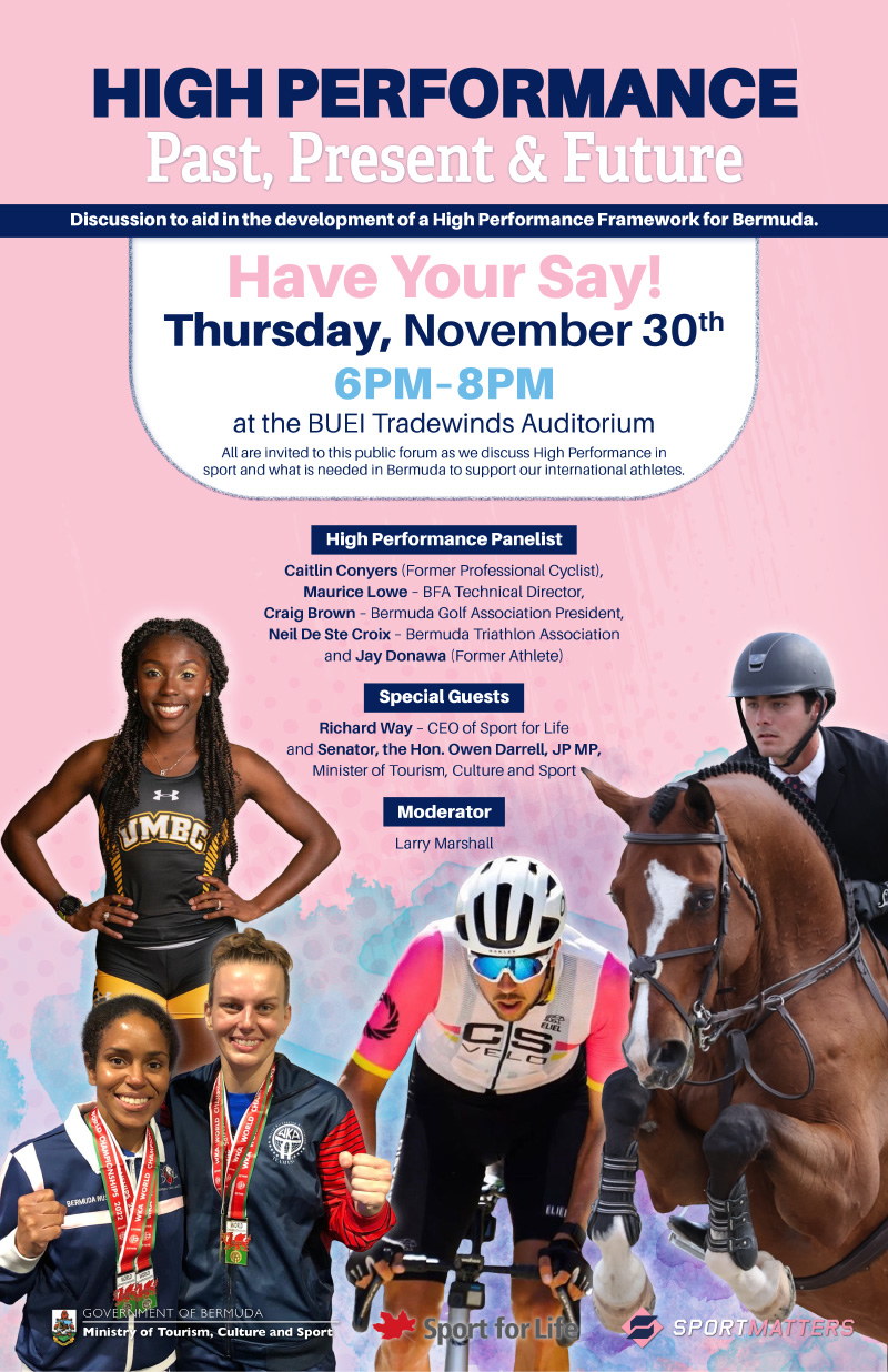 High Performance Panel Poster, Bermuda November 2023