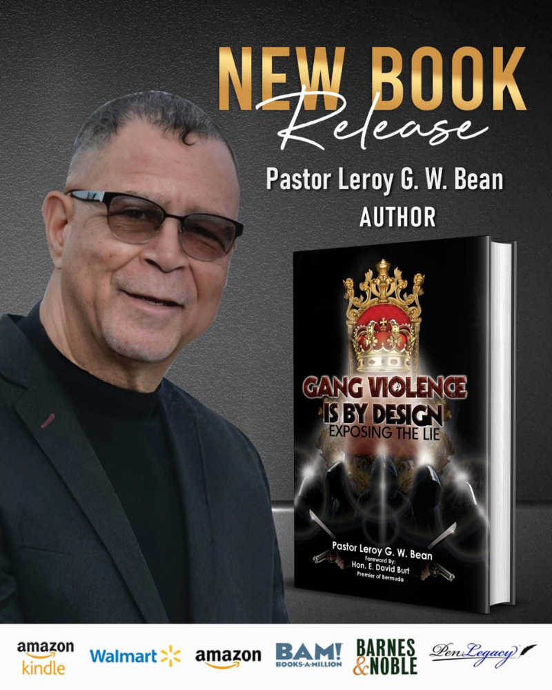 Pastor Leroy Bean Gang Violence Book Bermuda November 2023