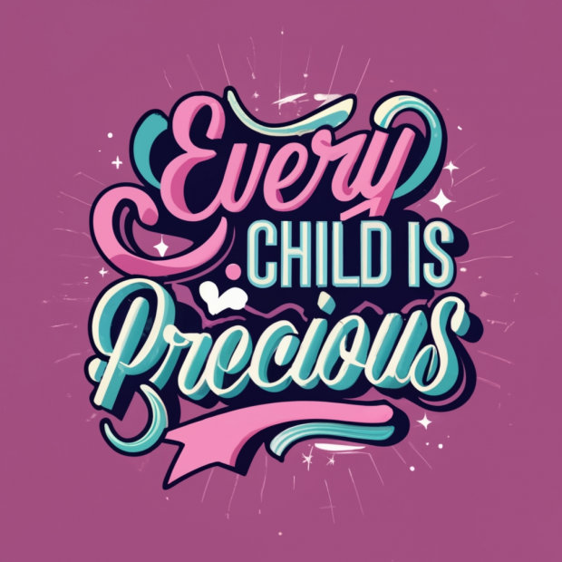 text_Every_Child_is_Precious_with_a_globe_in_ (1)