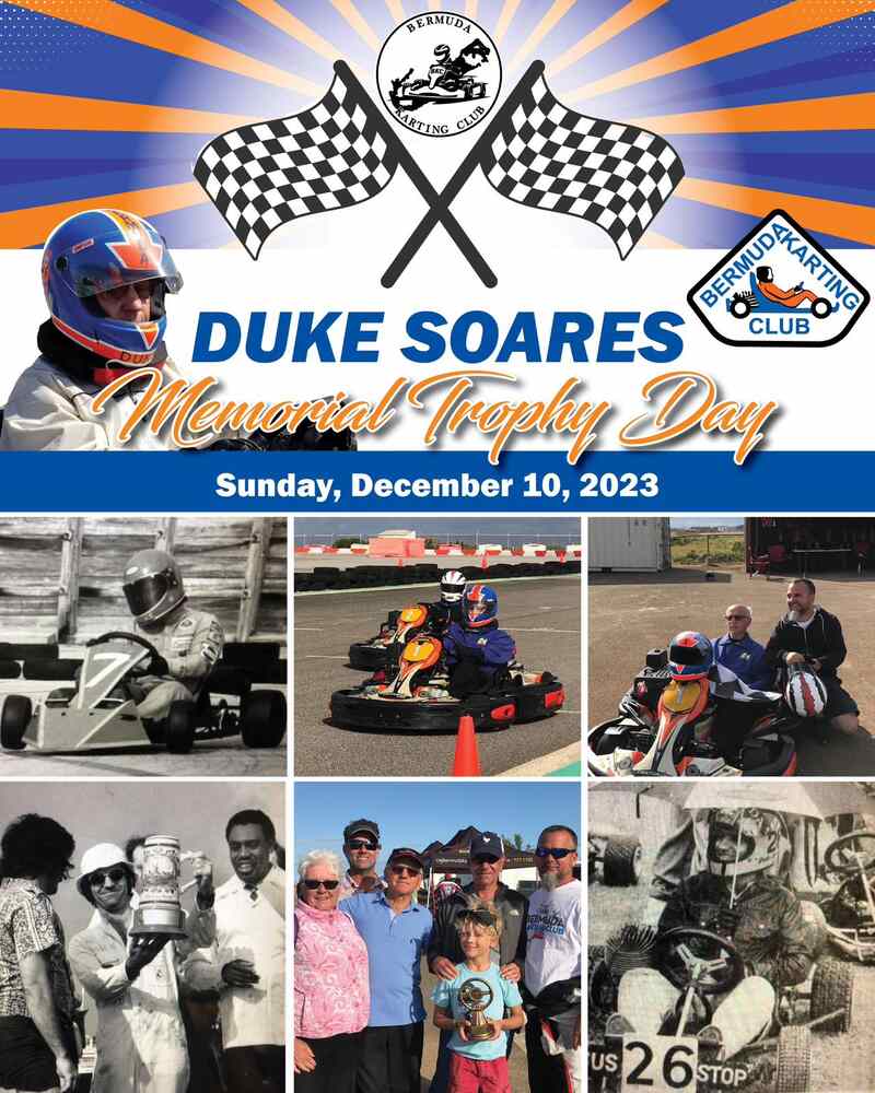 Bermuda Karting Club Tribute to Duke Soares Bermuda December 2023