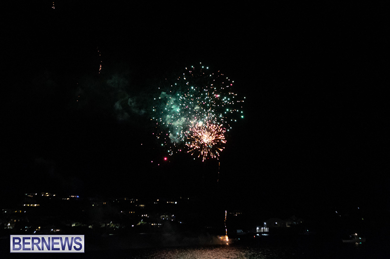 Fireworks in Hamilton Bermuda Dec 3 2023 DF-10