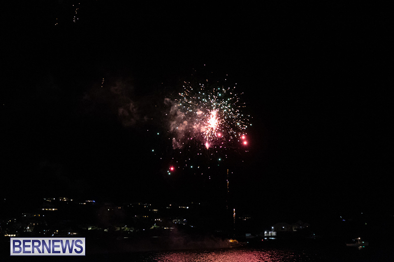 Fireworks in Hamilton Bermuda Dec 3 2023 DF-11