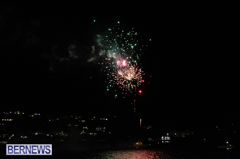 Fireworks in Hamilton Bermuda Dec 3 2023 DF-13