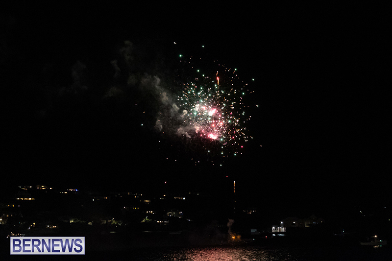 Fireworks in Hamilton Bermuda Dec 3 2023 DF-15