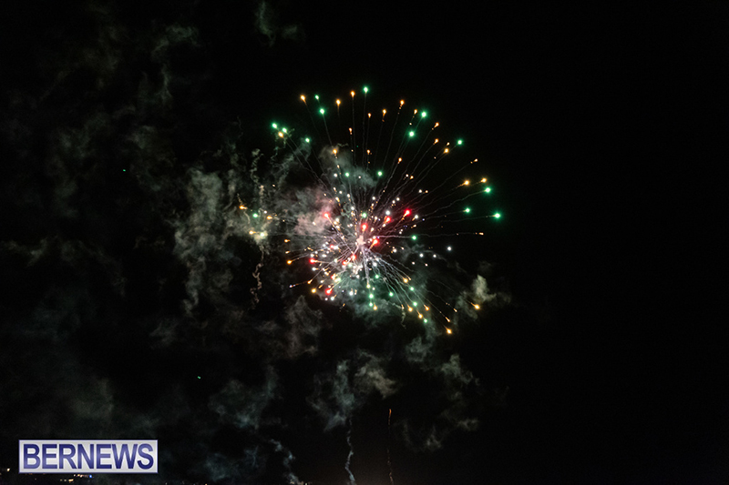 Fireworks in Hamilton Bermuda Dec 3 2023 DF-20