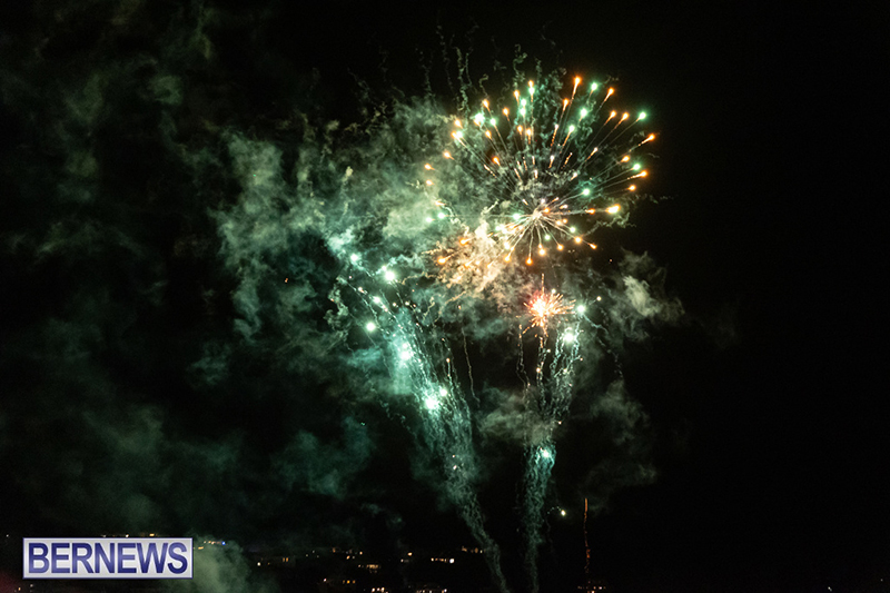 Fireworks in Hamilton Bermuda Dec 3 2023 DF-22