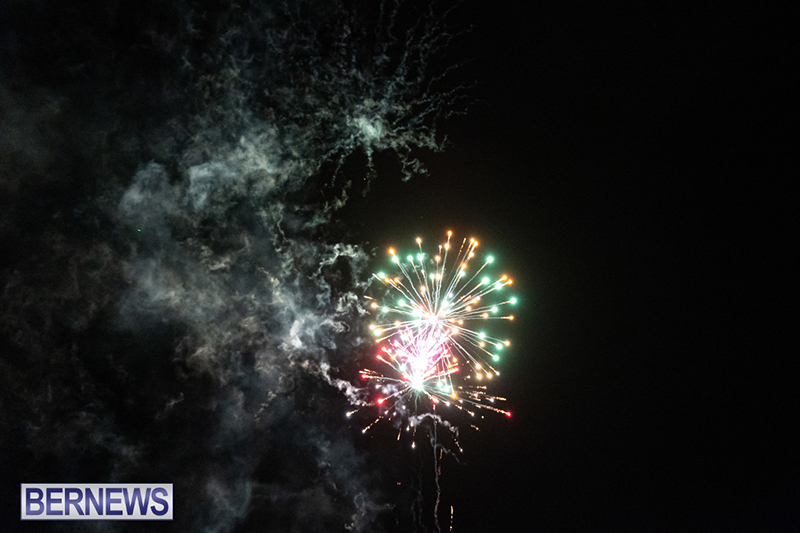 Fireworks in Hamilton Bermuda Dec 3 2023 DF-24