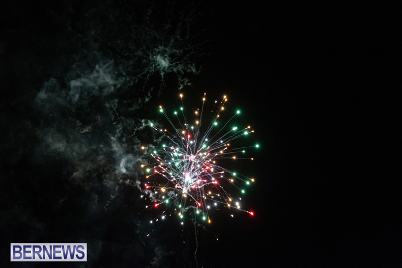 Fireworks in Hamilton Bermuda Dec 3 2023 DF-25