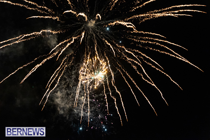 Fireworks in Hamilton Bermuda Dec 3 2023 DF-27