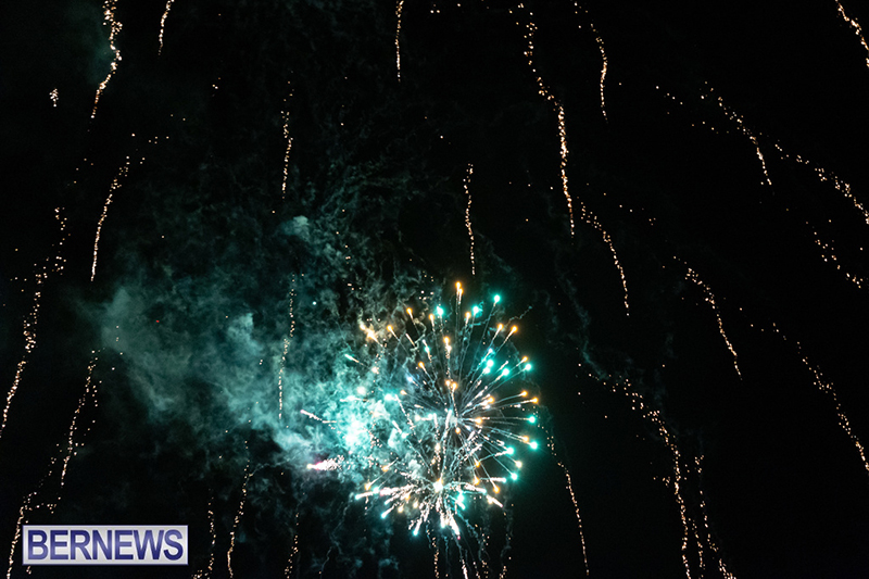 Fireworks in Hamilton Bermuda Dec 3 2023 DF-29