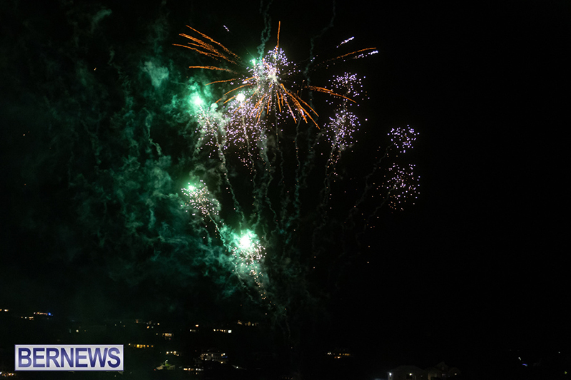 Fireworks in Hamilton Bermuda Dec 3 2023 DF-3