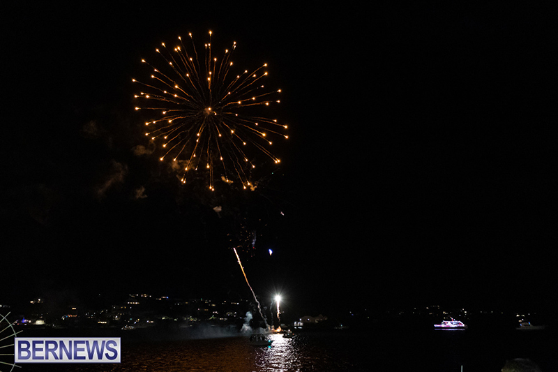Fireworks in Hamilton Bermuda Dec 3 2023 DF-56