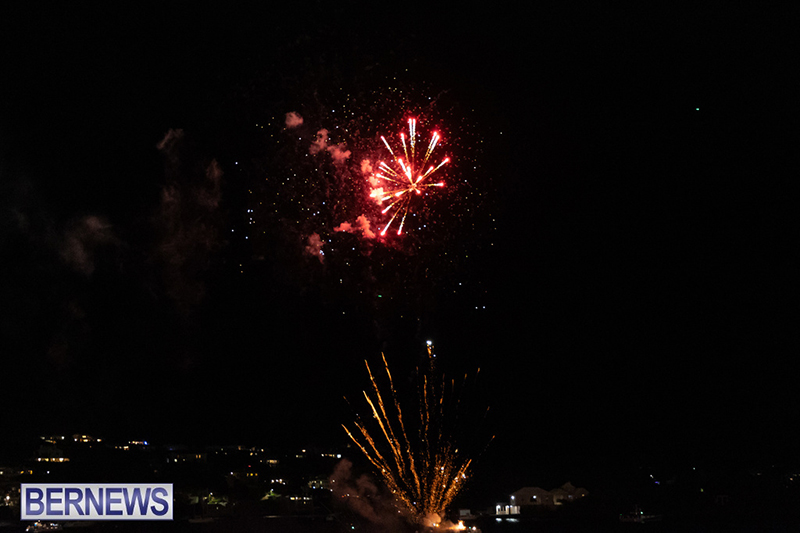 Fireworks in Hamilton Bermuda Dec 3 2023 DF-60