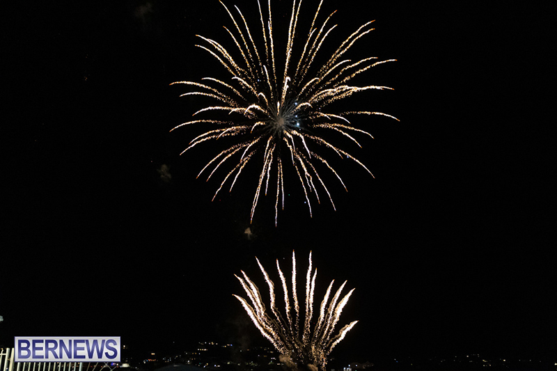 Fireworks in Hamilton Bermuda Dec 3 2023 DF-9