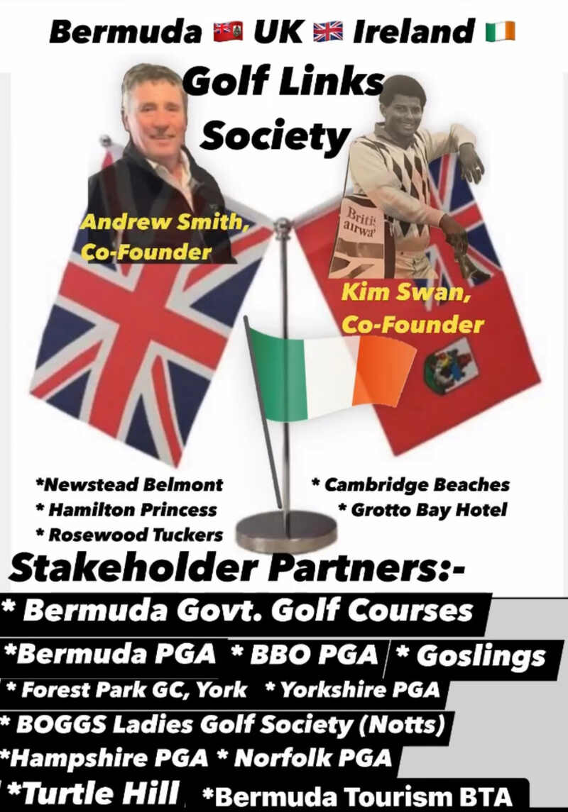 Golf Links Society Kim Swan & Andrew Smith Bermuda December 2023
