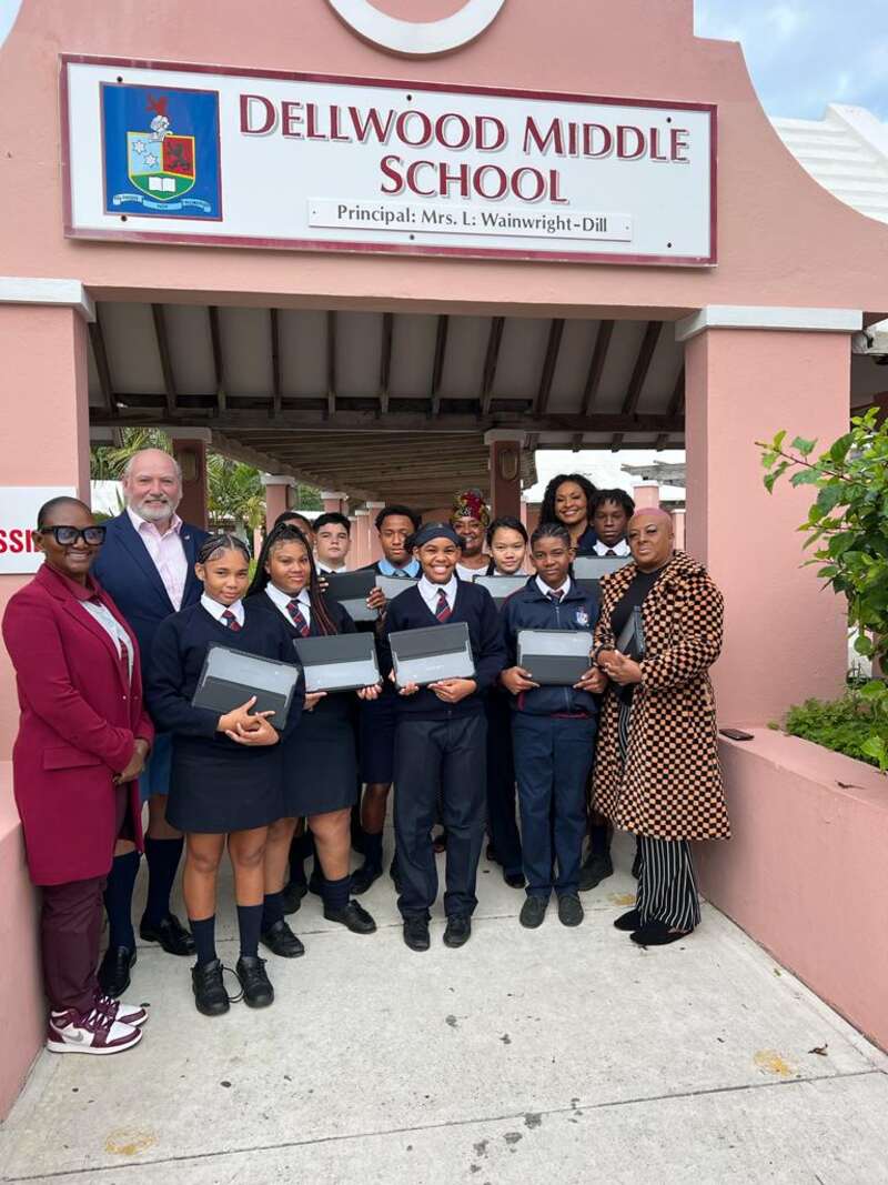 Hamilton Princess & Beach Club Dellwood Middle School Donation Bermuda December 2023_1