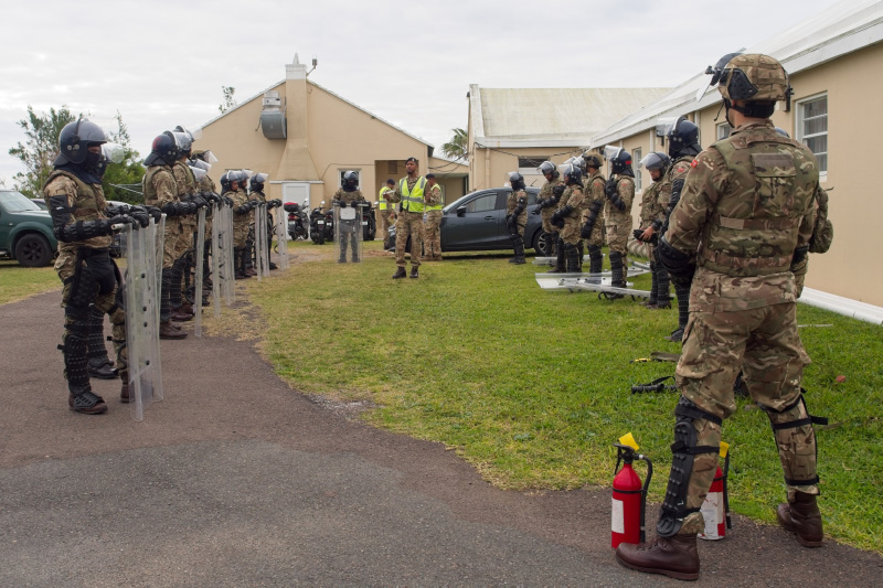 Royal Bermuda Regiment Public Order Training January 2024_1