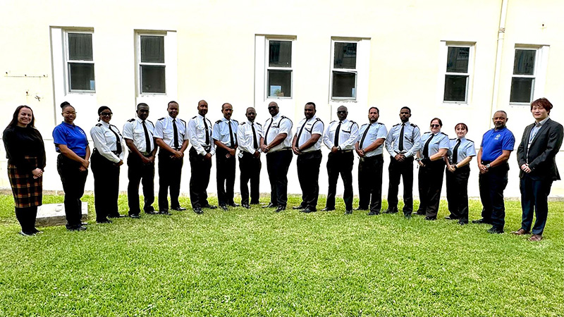 Bermuda Police Service Officers Complete UK Training February 2024