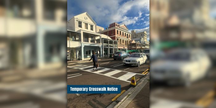 Temporary Crosswalk On Front Street - Bernews