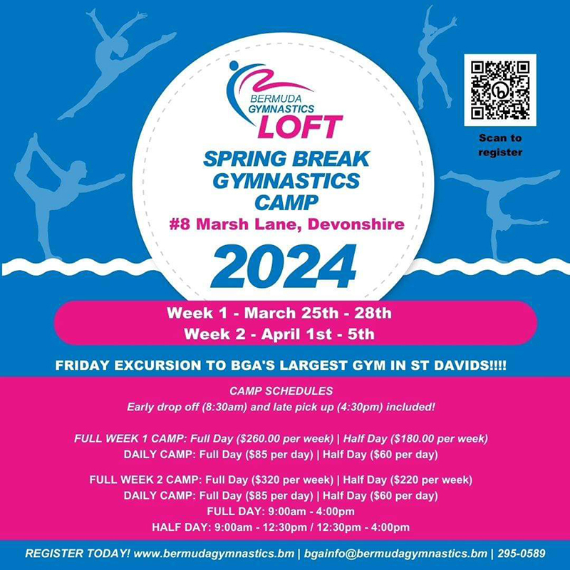 Gymnastics Bermuda Feb 10 2024