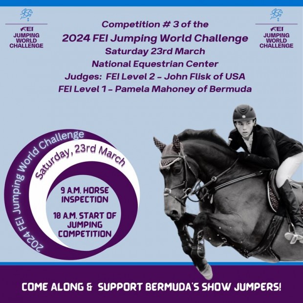 Equestrian 2024 FEI Jumping World Challenge Bermuda March 2024