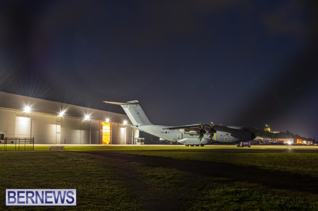 Military aircraft Bermuda airport March 2024 JS (18)