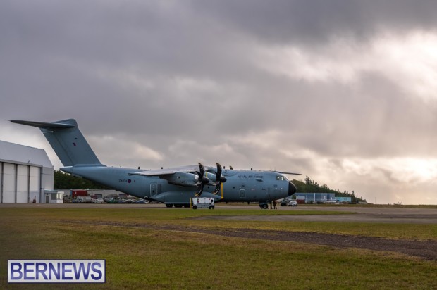 Military aircraft Bermuda airport March 2024 JS (25)