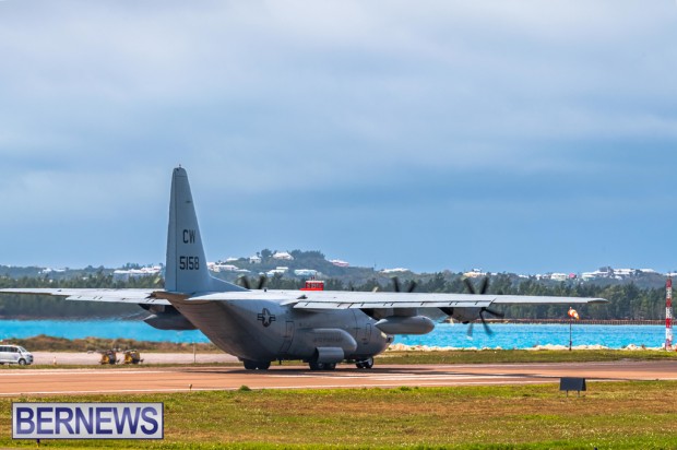 Military aircraft Bermuda airport March 2024 JS (28)