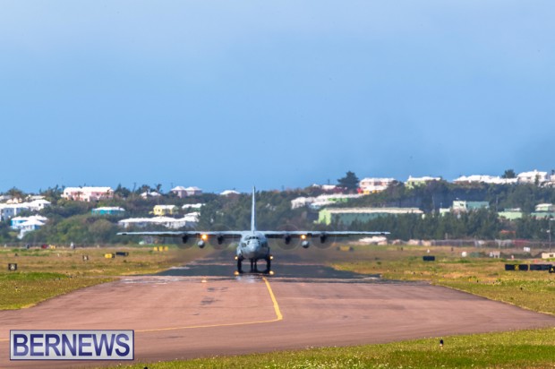 Military aircraft Bermuda airport March 2024 JS (8)