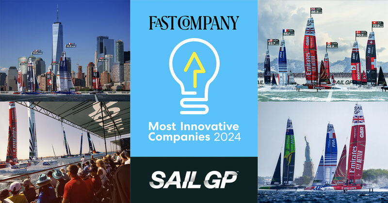 SailGP Fast Company's World’s Most Innovative Companies Bermuda March 2024