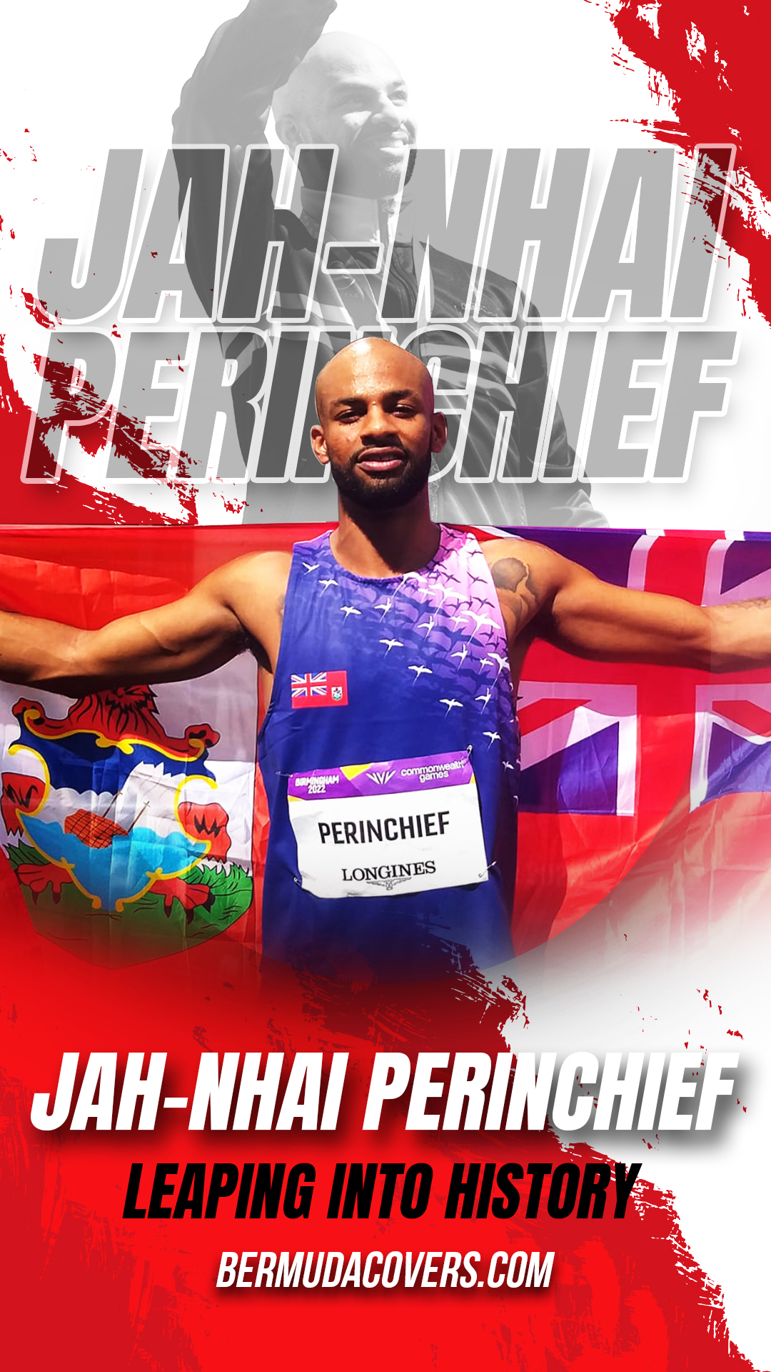 Jah-Nhai Perinchief Leaping into History Bermuda Graphic Social Media Cover 4555 (1)
