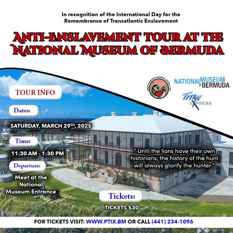 Anti-Enslavement Tour Bermuda March 2025
