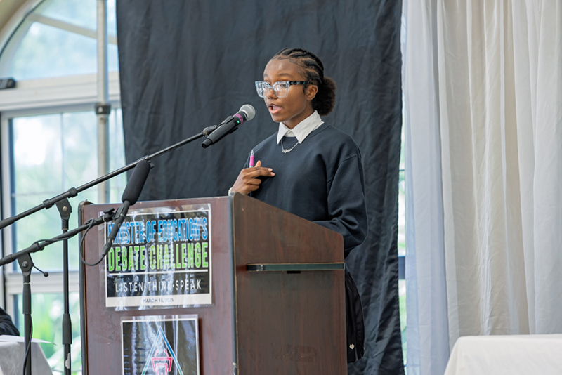 Debate Challenge Bermuda March 18 2025 11