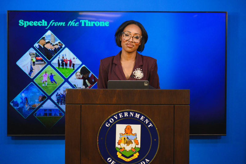 Minister Alexa Lightbourne Press Conference Bermuda March 27 2025