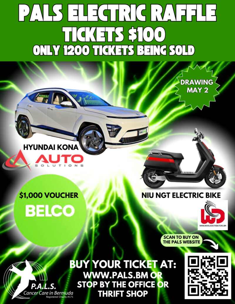 PALS Launches 'It’s Electric' Raffle Fundraiser - Bernews